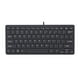 thumbnail image 1 of Teclado con cable Mini USB Teclado ultra delgado para computadora de escritorio de oficina, computadora portátil, computadora portátil, negro Sweethay EL000995-01B, 1 of 2
