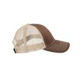 thumbnail image 3 of Top Headwear Heavy Cotton Twill Trucker Cap - Brown/Tan, 3 of 4