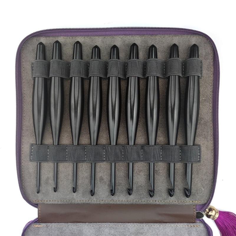 9Pcs Ergonomic Crochet Hook Aluminum Crochet Hook for Knitting Craft 3.5mm-8.0mm
