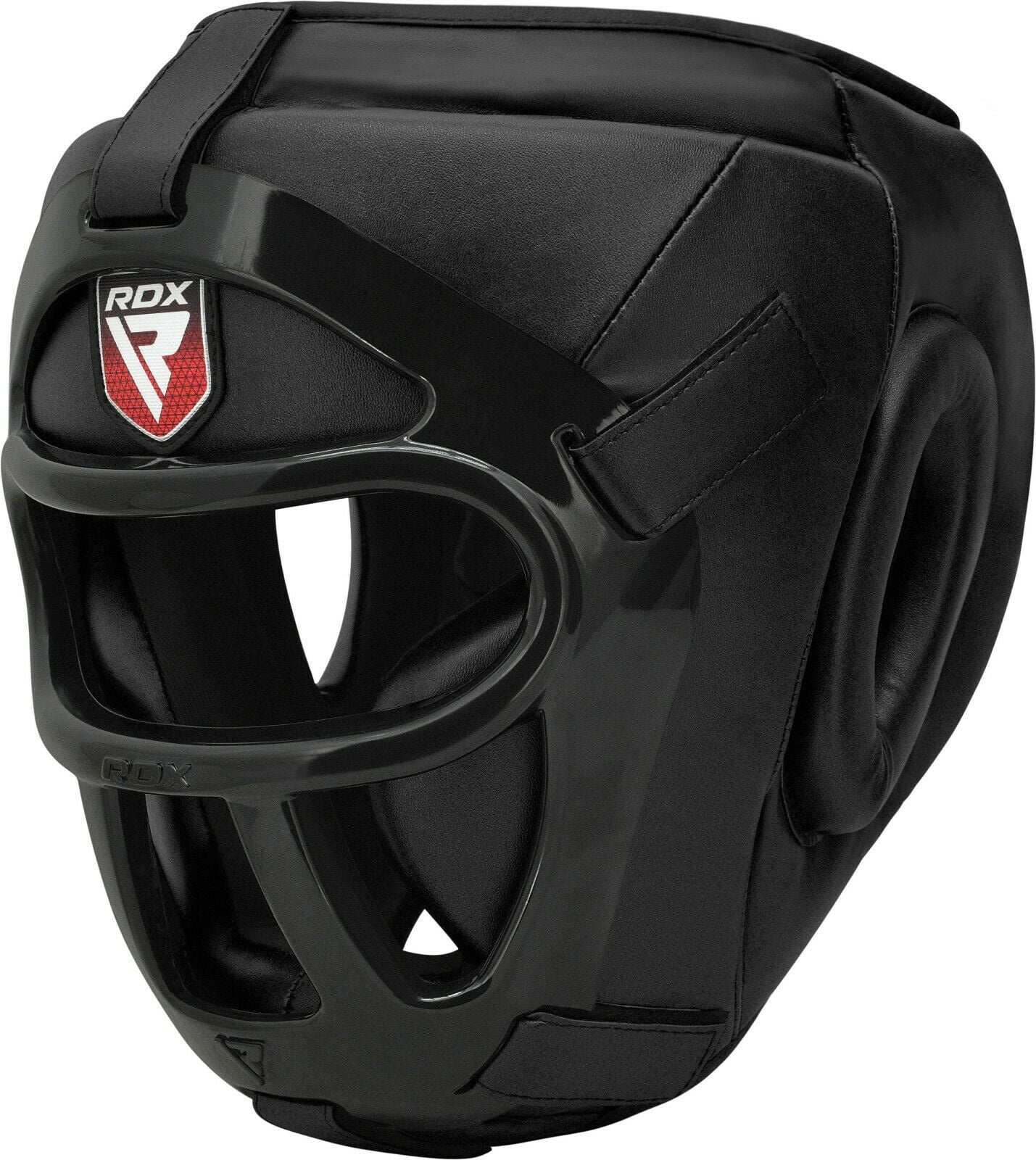 PU Leather Taekwondo Head Gear Karate MMA Sparring Helmet Protector Face Helmet 