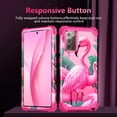 thumbnail image 2 of Meshine Compatible with Galaxy Note 20 Case,Three Layer Heavy Duty Shockproof Protection Hard Plastic Bumper +Soft Silicone Rubber Protective Case for Samsung Galaxy Note 20,Red Flamingo, 2 of 6