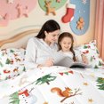 thumbnail image 5 of Manfei Xmas Elegant Farm Animal Cow 7 Pieces Full Size Bedding Sets,Retro Pine Cone Full Size Bed in a Bag,Xmas Reversible, 5 of 7