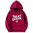 thumbnail image 4 of Tanghaowl Women Sweatshirt Long Sleeve Letter Printed Hoodie Loose Oversize Sweatshirts Pullover Top Blouse Red S, 4 of 6