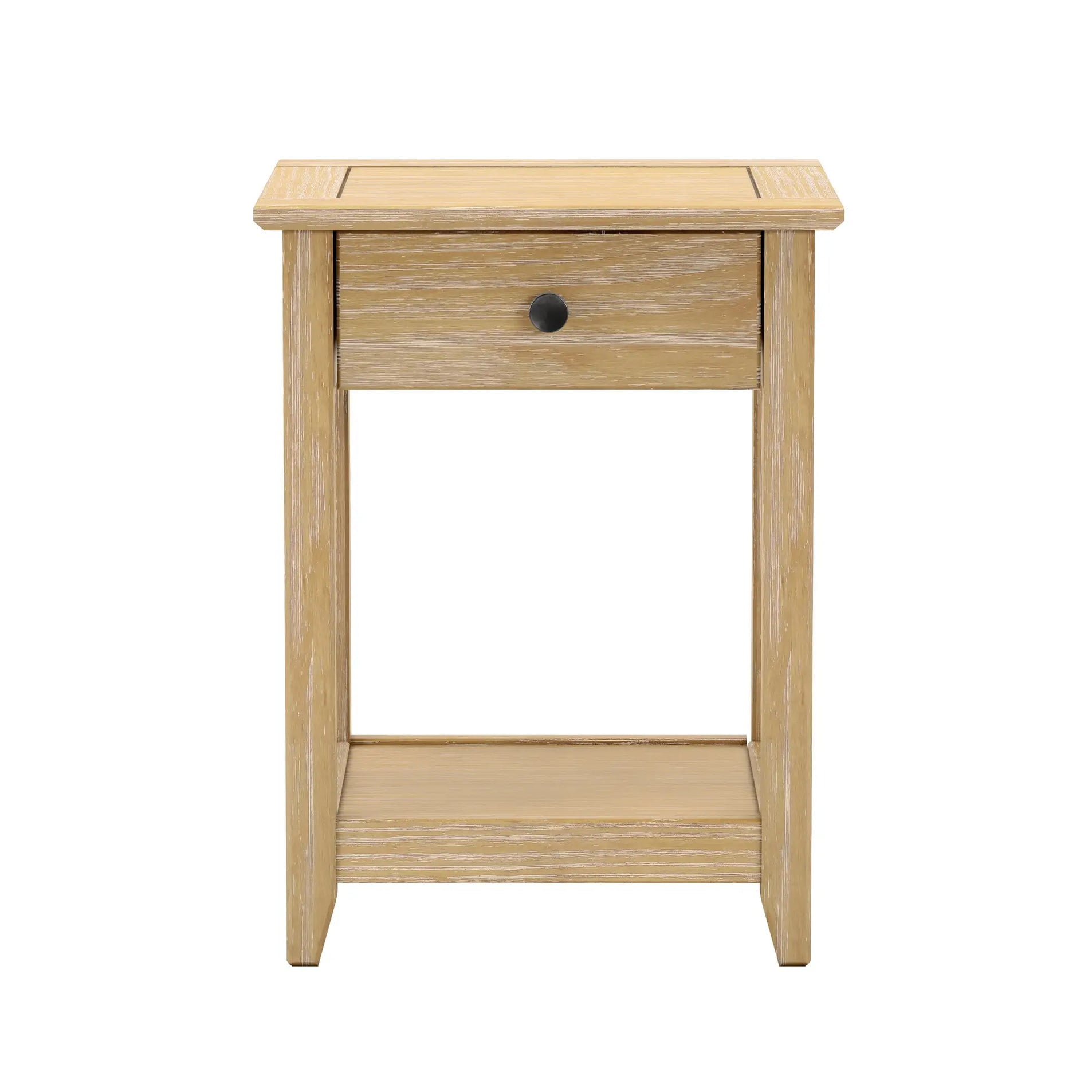 Grain Wood Furniture Greenport End Table - Brushed Driftwood