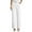 07# White, variant on Pants for Women - Drape High Rise Silky Soft Pull-on Comfort Stretch Pants for Women Light Brown L