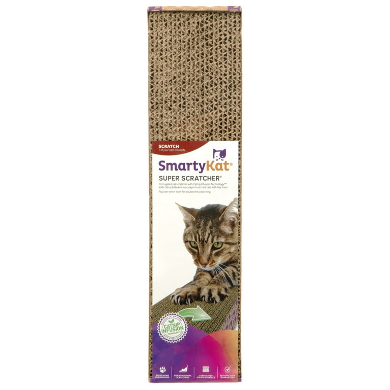 SmartyKat Super Scratcher Reversible Corrugated Cardboard Cat