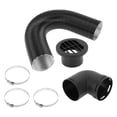 thumbnail image 1 of Kit de conducto de calefacción para automóviles Unique Bargains, juego de manguera de tubo de calefacción para automóviles con 3 abrazaderas, 60 mm ID, 100 cm máx., 1 of 1