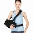thumbnail image 4 of Black Shoulder Stabilization Brace - Post-Injury Support for Humerus Fractures, Dislocations & Rotator Cuff Surgery Recovery - Adjustable, Lightweight External Immobilizer with Versatile Fit for All, 4 of 5