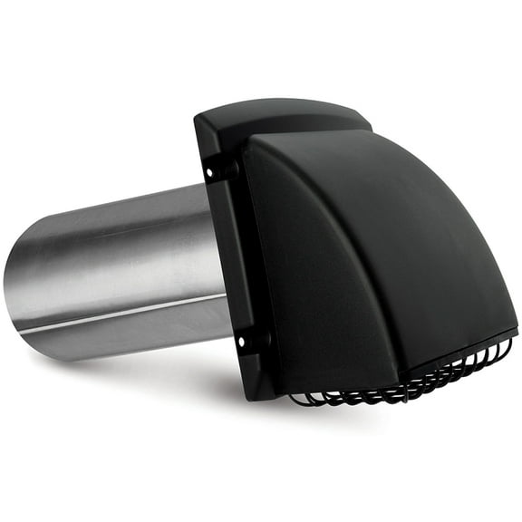 Dundas Jafine ProMax PROFESSIONAL Series BPMH4BLKZW6 Exhaust Hood, Plastic Hood, Black Hood, 6-1/4 in W Hood, 4 in Duct