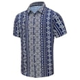 thumbnail image 5 of Camisas casuales de verano para hombre, ropa con estampado 3D, camisas hawaianas de playa, camisetas de manga corta Y2K, ropa vintage, blusa con solapa, 5 of 5