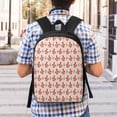 thumbnail image 5 of Uemuo Snake Printed Durable 17-inch Student Backpack - Lightweight, Waterproof, Adjustable Straps, Ideal for School, Work, Travel, 5 of 5