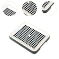 thumbnail image 6 of Serenable Litter Pan Anti Splashing Hollow Grid Design Pet Toilet Pee Pan Tray for Rats Small Animals Hamster Ferrets dark green, 6 of 9