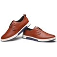 thumbnail image 4 of Mnplciea Men's Casual wear-resisting Oxford Shoes,Soft and sweat absorbing,Breathable hole Flat Fashion Work Shoes, 4 of 4