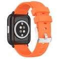 thumbnail image 6 of Replacement Silicone Strap, Sport Watchband Adjustable Watchband Strap Comfortable Breathable Sweat-Absorbent for Amazfit Bip 3 Pro/Bip 3/ Bip U/Bip/Bip Lite (Orange), 6 of 9
