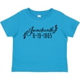 thumbnail image 3 of Inktastic Juneteenth 6-19-1865 Boys or Girls Toddler T-Shirt, 3 of 5