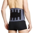 thumbnail image 1 of ZHaobin Back Support Belt Lumbar Brace Back Brace Waist Support with Removable Double Pull Strap, Pads And Steel Splints (XXL), 1 of 6