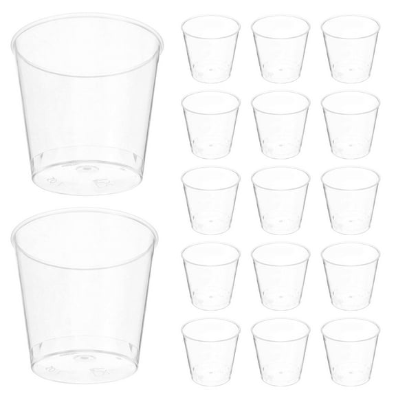 Masteelf 50 Pcs Tasting Cup Snack Containers Souffle Cups 4.50X4.50X4.00CM Transparent