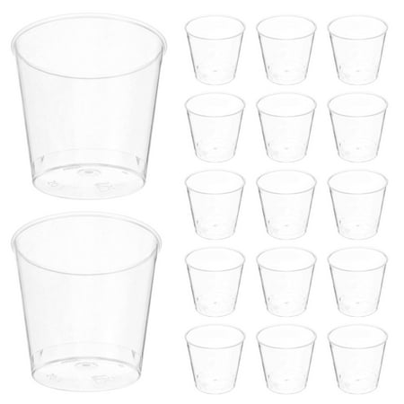 Masteelf 50 Pcs Tasting Cup Snack Containers Souffle Cups 4.50X4.50X4.00CM Transparent