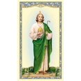 Saint Jude Religious Holy Card Cardstock Card with Prayer to St Jude