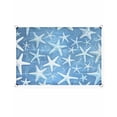 thumbnail image 6 of Sun Shade Sail 8'x10' Blue Starfish Rectangle Sun Shade Sails Canopy Waterproof Summer Ocean Wood Grain Outdoor Sunshades Sand UV Block Cover Shades Cloth for Patio Backyard Garden Deck Porch Lawn, 6 of 9