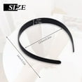 thumbnail image 2 of 30Pcs White Black Plastic Headbands, 0.79" Wide Plain Headbands, No Teeth Hair Bands, Simple Solid DIY Hairbands Hair Hoops, Plastic Plain Craft Hair Accessories for Women Girls, 2 of 7