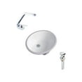 thumbnail image 1 of DROP Bath and Kitchen DR091111 Undermount Bathroom Sink Set, 1 of 5