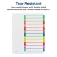 Avery Ready Index Dividers, 12Tab, Customizable TOC, Paper, Multicolor