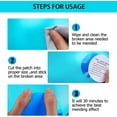 thumbnail image 2 of Self-adhesive Pvc Repair Patches, Vinyl Pool Liner Patch Inflatable Pool Patch Repair Kit Vinyl Rubbers For Tent, Swimming Pools, Water Beds, Hot, 2 of 5