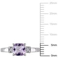 thumbnail image 2 of Everly Women's Amethyst Sterling Silver Ring, 2 of 6