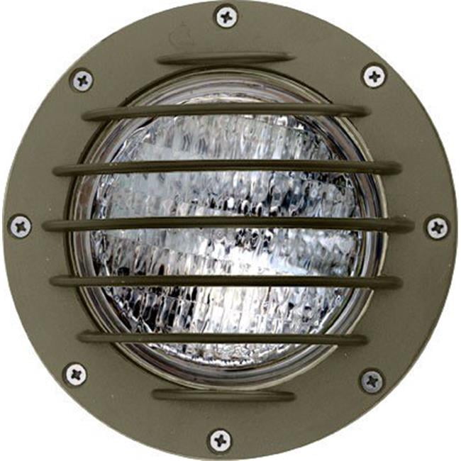 Adjustable InGround Wall Light Fixture with Grill 6W 12V, Green