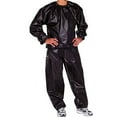 thumbnail image 1 of Survêtement de Mise en Forme Sauna Anti-Transpiration Imperméable Tenue Robuste Accessoires de Perte de Poids Multifonction Calories Exercice Entraînement Coupe-Vent Plus Chaud Vêtements Culturisme Noir 2TG, 1 of 8