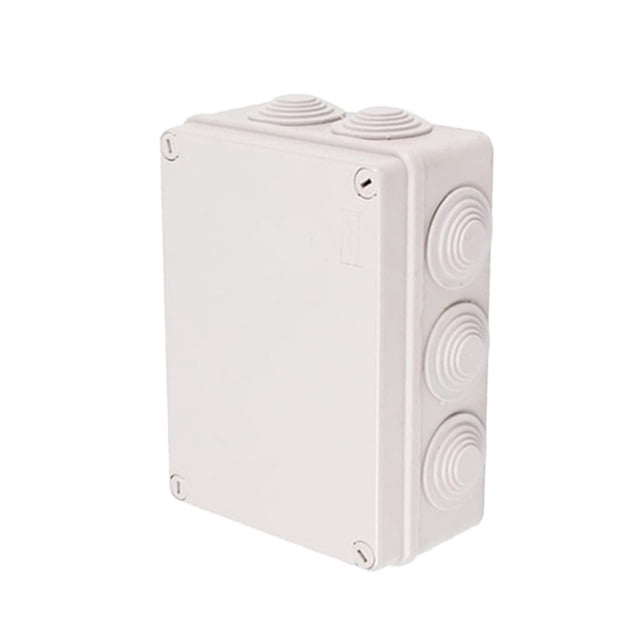 Caja De Conexiones A Prueba De ABS Plástico IP66 Fina Mano De Obra 190x140x70mm Grosor Promedio De 3mm Baoblaze Caja de conexiones