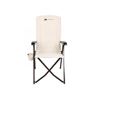 Ozark Trail Glamp High Back Lounge Chair, Adult, Creme