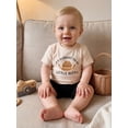 thumbnail image 5 of BemeyourBBs Western Baby Boy Summer Clothes Toddler Baby Boys Cowboy Outfit It's Alright To Be Little Bitty Letters Short Sleeve Cowgirl Hat Print T-Shirt Shorts Set Toddler Baby Boys Summer Outfit, 5 of 9