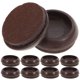 thumbnail image 2 of 10pcs Furniture Coaster Chair Wheel Stopper 5/4 Caster Cup Furniture Protector, 2 of 3