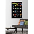 thumbnail image 2 of DC Comics - Justice League - Issues Wall Poster with Wooden Magnetic Frame, 22.375" x 34", 2 of 5