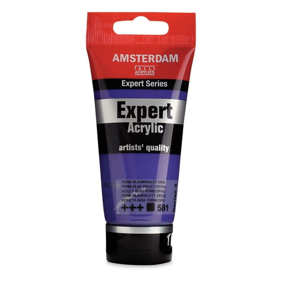 Amsterdam Expert Series Acrylics - Permanent Blue Violet Opaque, 75 ml tube