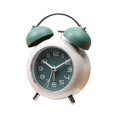 thumbnail image 2 of Mini relojes de escritorio con retroiluminación, reloj despertador silencioso con batería que no hace tictac para niño regalo escolar, decoración verde Baoblaze Reloj de escritorio, 2 of 8