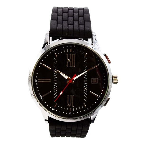 Reloj Análogo Zeit Caballero Informal Correa De Silicón Numeros Romanos negro 40mm Zeit CB00023355