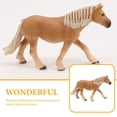 thumbnail image 2 of HLONK Modèle de Cheval Réaliste Simulation Cheval Décoration Modèle d'Animal Sauvage pour Enfants, 2 of 8