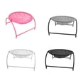 thumbnail image 4 of Greeniant Cama de malla de Metal para mascotas, reemplazo transpirable, desmontable, lavable, térmica, para dormitorio, sala de estar, Suministros para gatos Negro, 4 of 6