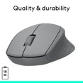 thumbnail image 6 of Logitech M330 SILENT PLUS Wireless Mouse, 2.4GHz with USB Receiver, Optical Tracking, Quiet & Lightweight, Long Battery Life, for PC, Mac, Laptop, Chromebook, Gray, 6 of 8