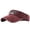 Wine, variant on Gyujnb Unisex Washed Twill Letter Embroidered Adjustable Visor for Sun Shade Summer Daily Outdoor Wear,One Size