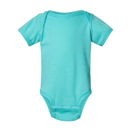

Rabbit Skins - Infant Fine Jersey Bodysuit - 4424 - Caribbean - Size: 18M