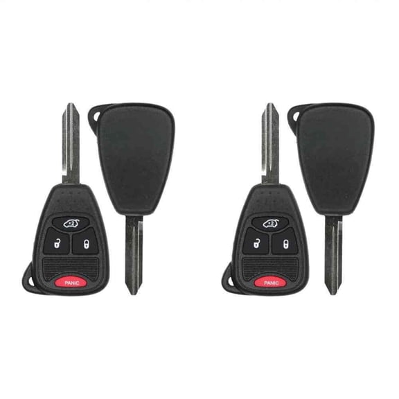 Keys4Less Replacement Keyless Remote Head Key Fob for 2013 Dodge Avenger FCC OHT692427AA OHT692713AA Part Number 56040649AC 56040649 05175789AA 05175786AA 05175817AA Pack of 2
