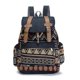 thumbnail image 1 of Women Canvas Vintinge Backpack Ethnic Backpack Bohemian Backpack Schoolbag, 1 of 4