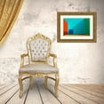 thumbnail image 3 of Schuster, Inge 32x23 Gold Ornate Wood Framed with Double Matting Museum Art Print Titled - Rainbow Colors, 3 of 4