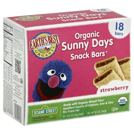 crust cereal strawberries snack sunny count toddler bars organic earth
