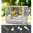 Elegant Bird Cage with Spacious Space Large Birds Cage for Health Bird ...