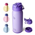 thumbnail image 1 of Botella Deportiva para Niños de Acero Inoxidable 470 ml Morada, 1 of 7